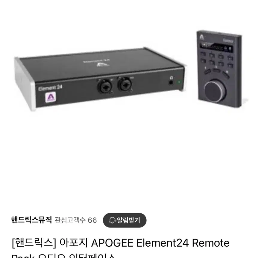 APOGEE ELEMENT24 + Apogee Control 새제품 판매