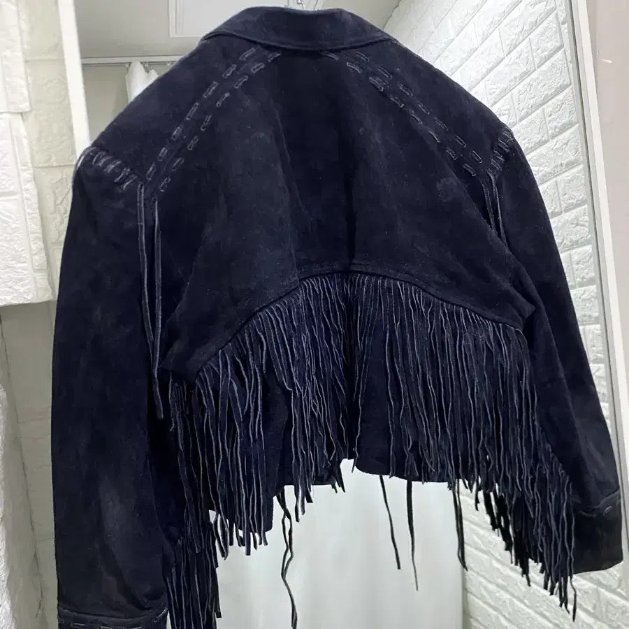 Vintage Suede Fringe Jacket