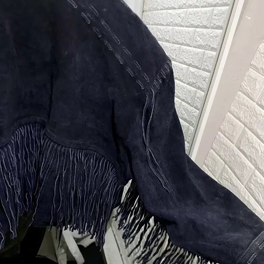 Vintage Suede Fringe Jacket