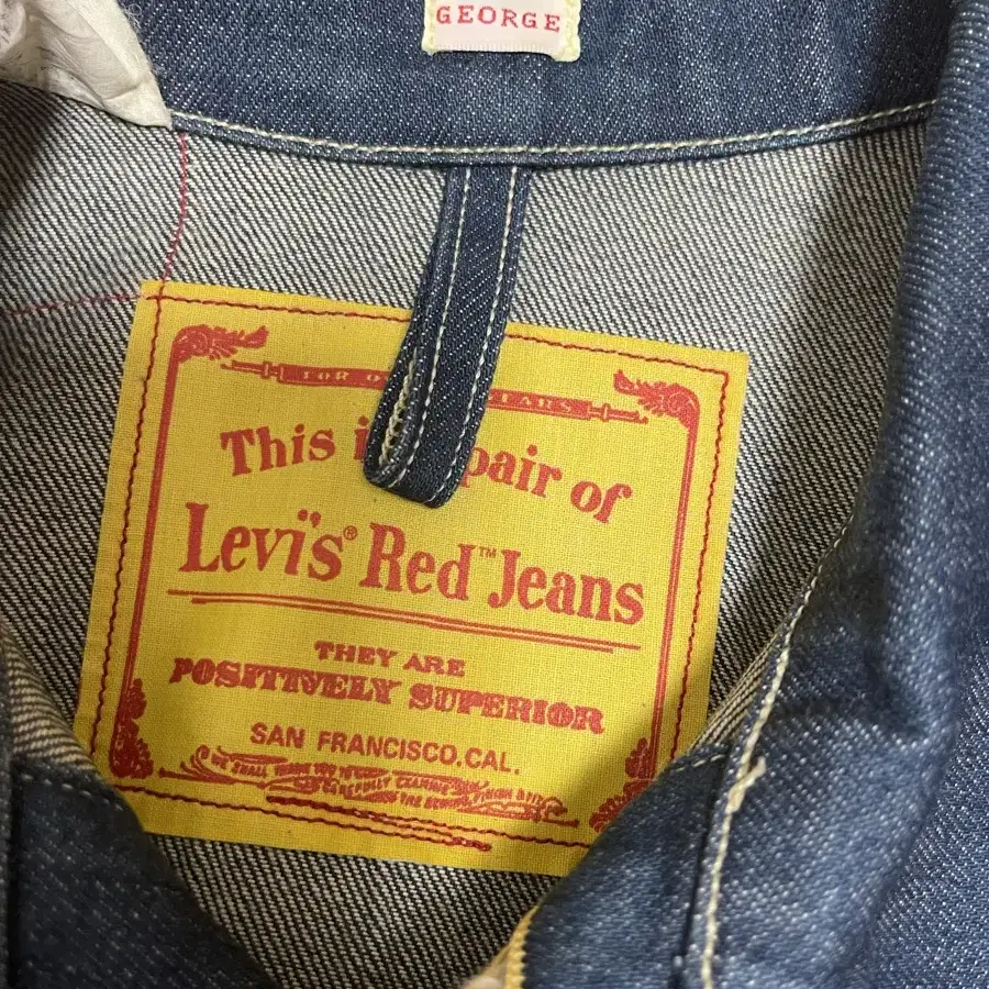 리바이스 레드 (Levis RED) 2000s OG 데님자켓