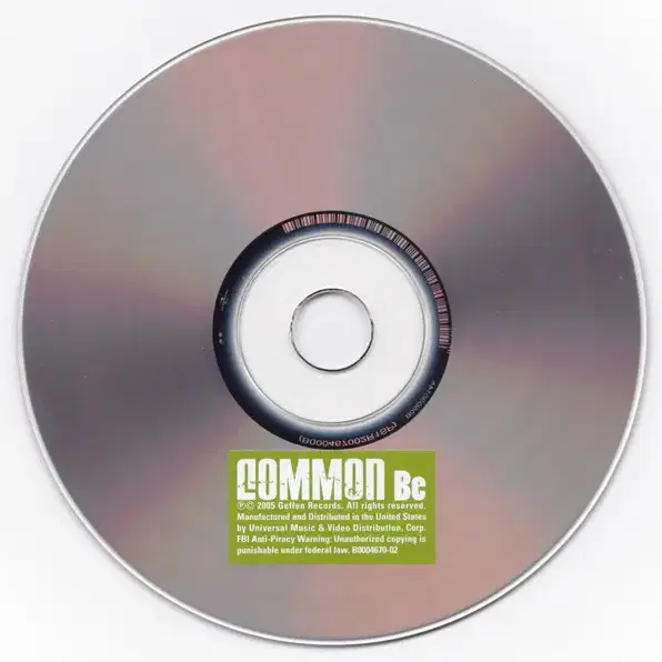 Common - Be (CD) 미국반 초판 EX-