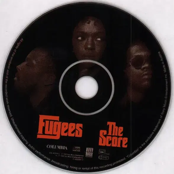 Fugees - The Score (CD) 유럽반 1990s NM-