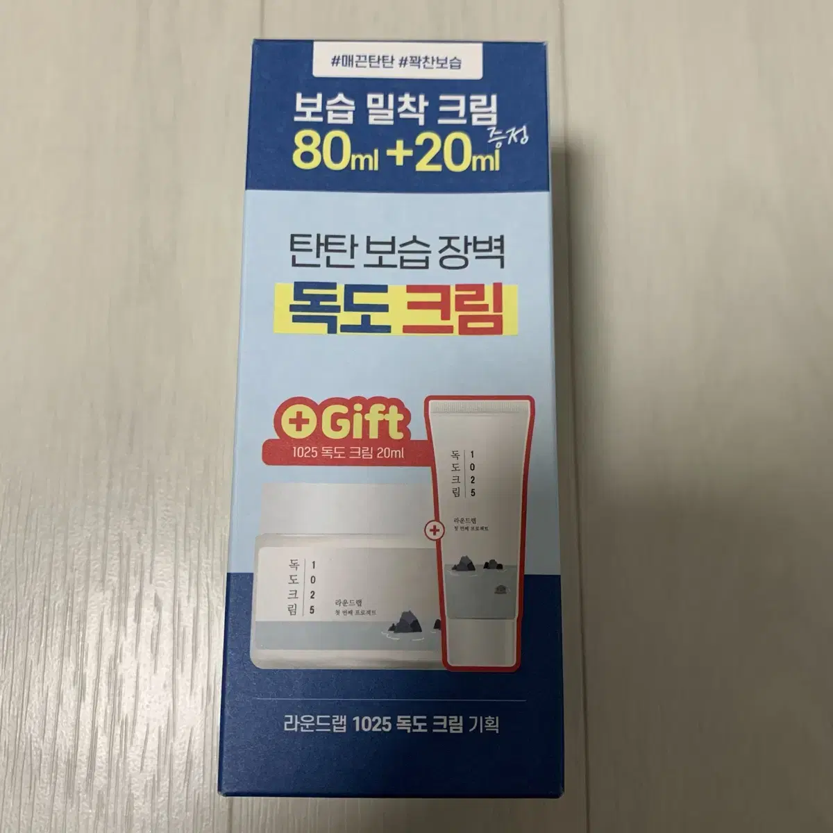 라운드랩 1025 독도 크림 80ml 기획 (+20ml  증정)