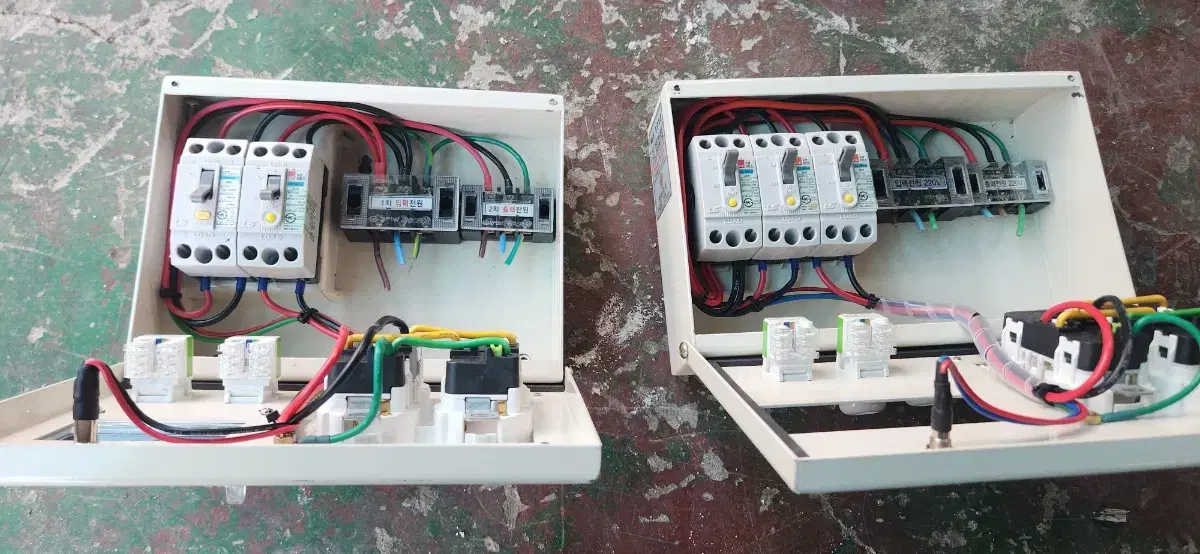 집기전원박스 전원공급 단자함 2가지