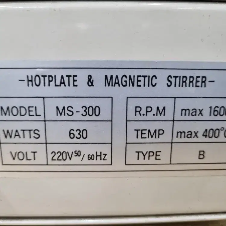 MTOPS MS300 핫플레이트 교반기