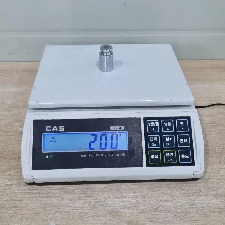 CAS EC-D 저울 Max 15Kg Min 50g e=d=1g