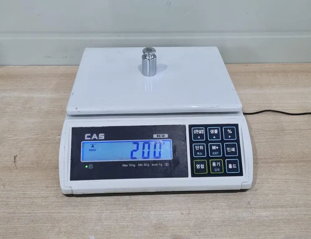 CAS EC-D 저울 Max 15Kg Min 50g e=d=1g