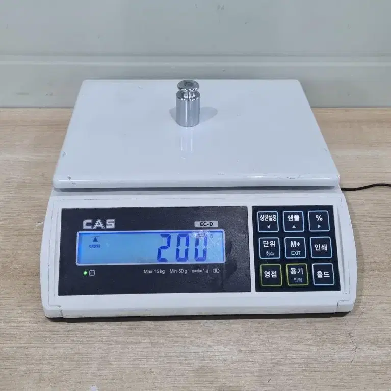 CAS EC-D 저울 Max 15Kg Min 50g e=d=1g