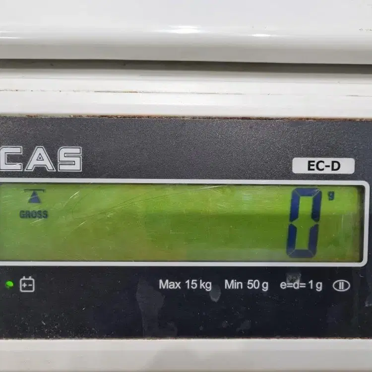 CAS EC-D 저울 Max 15Kg Min 50g e=d=1g