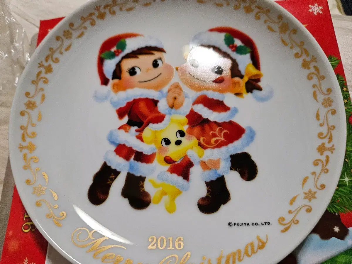 Classic Props Vintage Props Peko-chan Christmas Plate