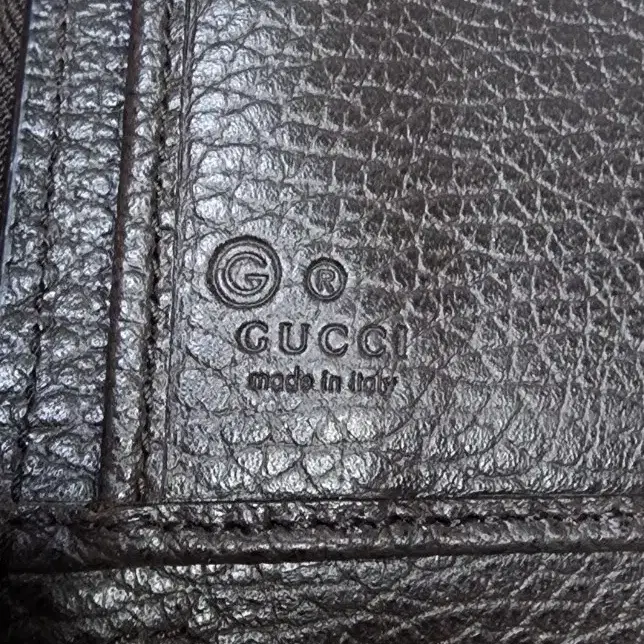 (정품/새상품) 구찌 지퍼 장지갑 / GUCCI / 다크브라운