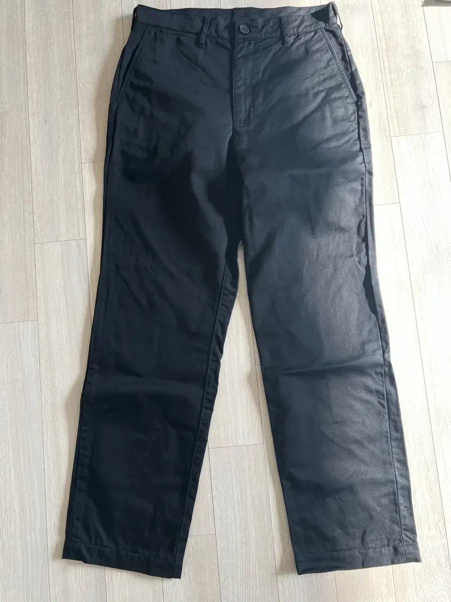 [1] Steady Everywhere Regular Cotton Pants Black