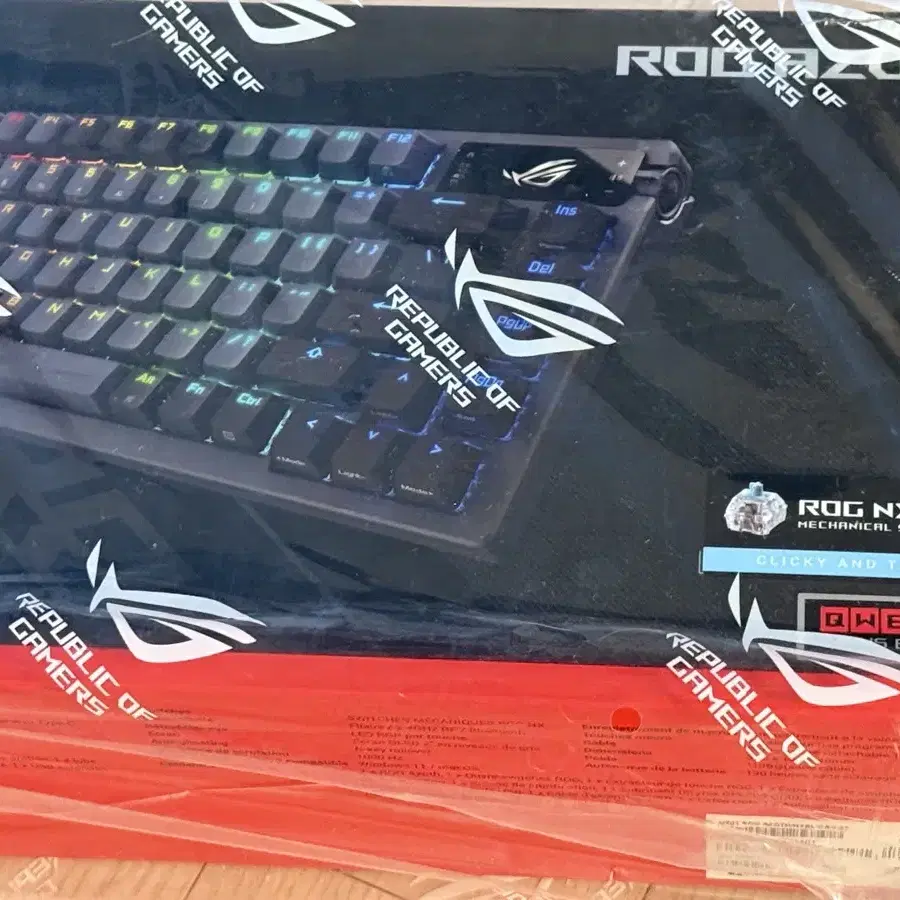 미개봉 ASUS ROG AZOTH NX Blue 청축