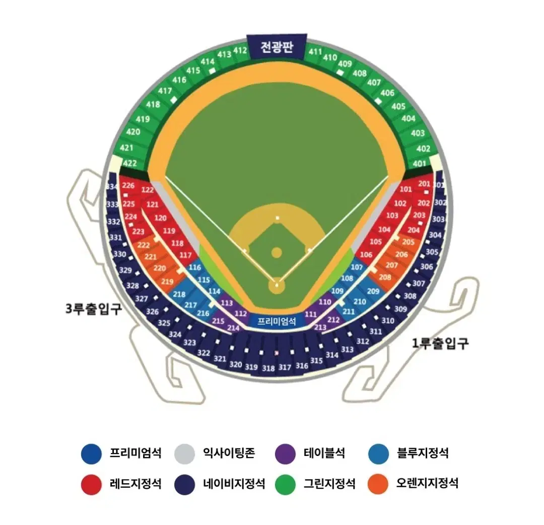 플레이오프4차전 1루 레드석 싸게양도