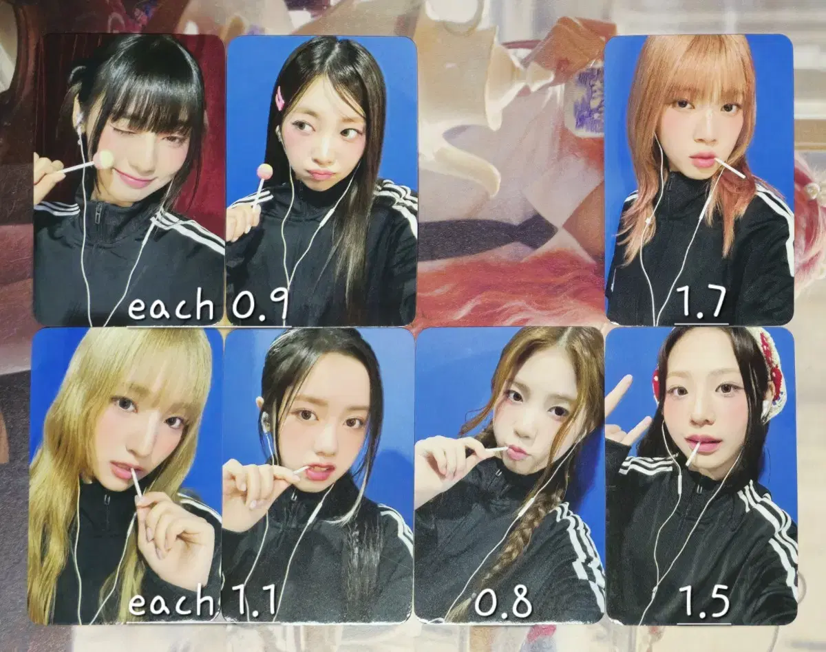 Eunice Curious makestar tracksuits unreleased photocard wts!