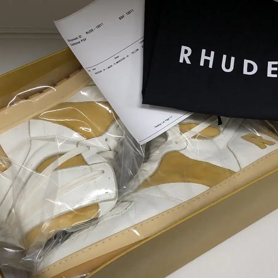 새제품 13 / Rhude Rhecess Hi 루드 레체스 LA레이커스