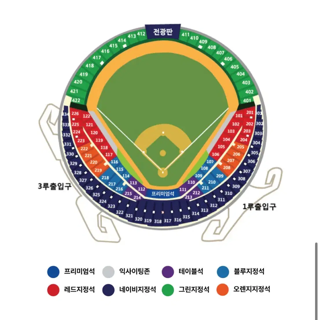 플레이오프 4차전 2연석 교환