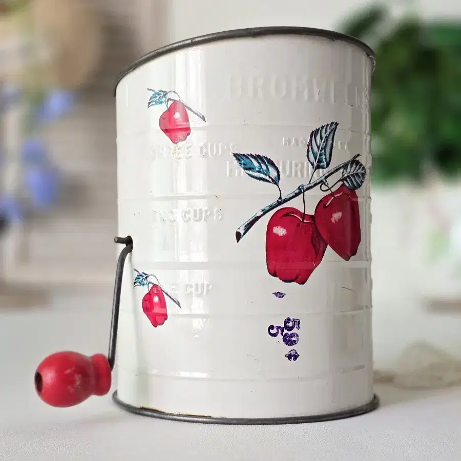 빈티지 체리 Flour Sifter(밀가루체)/빈티지틴소품