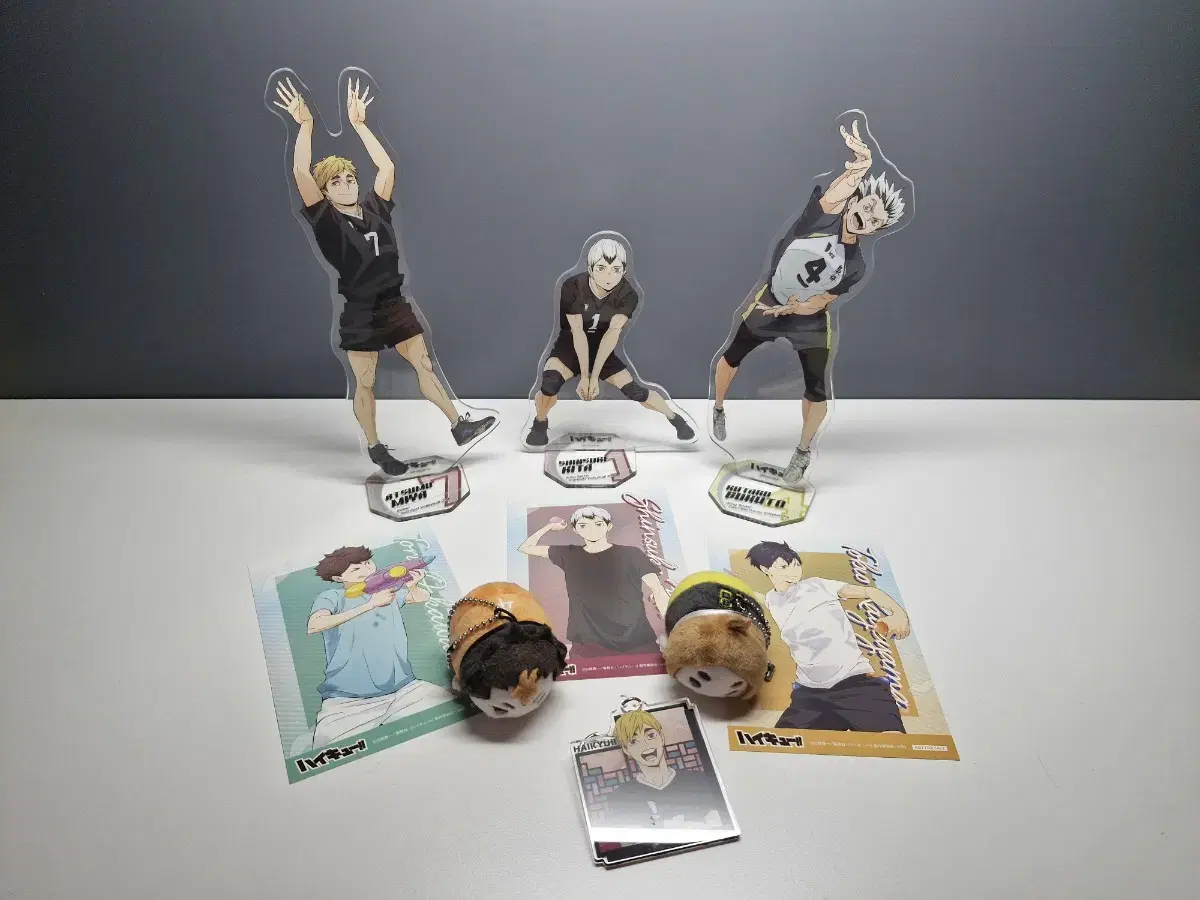 Haikyuu Acrylic Stands, Acrylic Keyrings, Nui Dolls