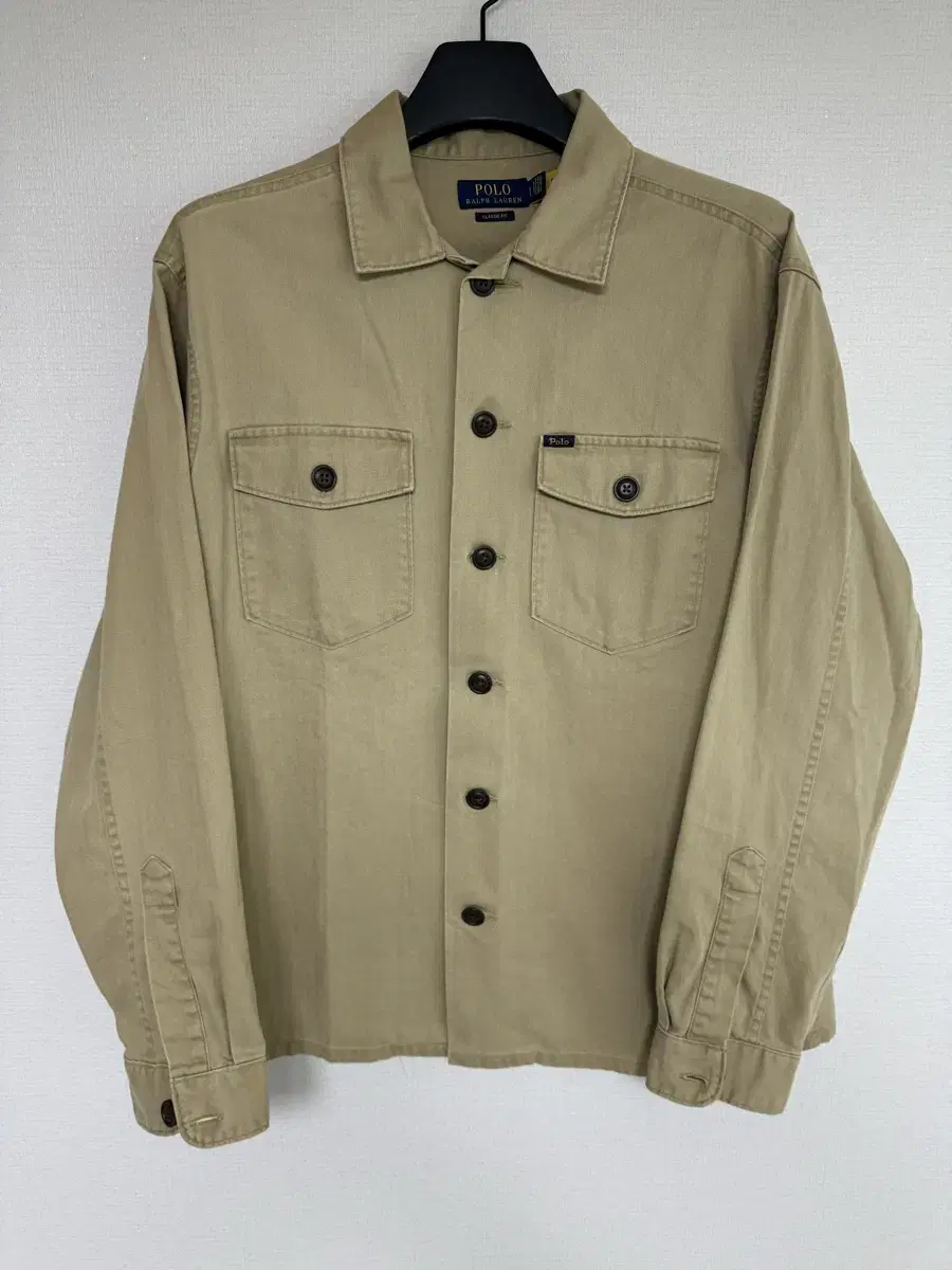 L) Polo Ralph Lauren Herringbone HBT Workshirt Jacket /RRL