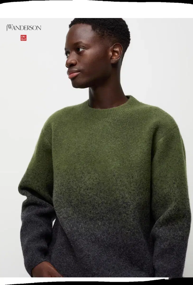 Uniqlo JWA Anderson Souffleyan Gradient Crewneck Sweater Knit