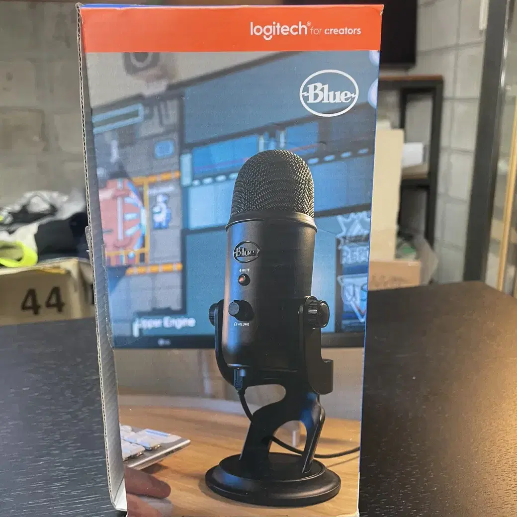 로지텍 BLUE YETI USB 마이크 개봉만한 신품