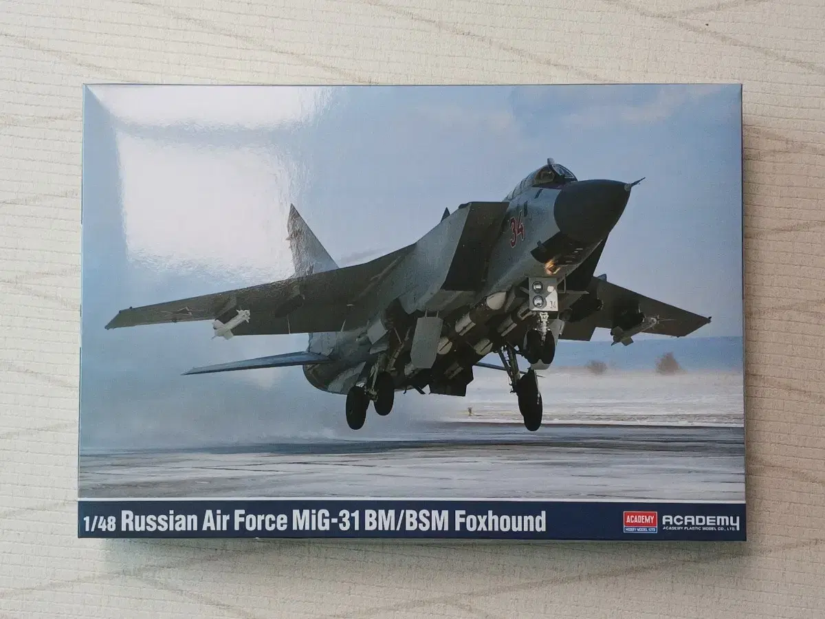 (프라모델) 1/48 MiG-31 아카데미과학 팝업스토어 한정판