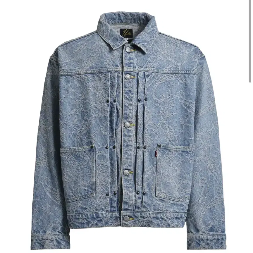 needles x nubian exclusive denim jacket