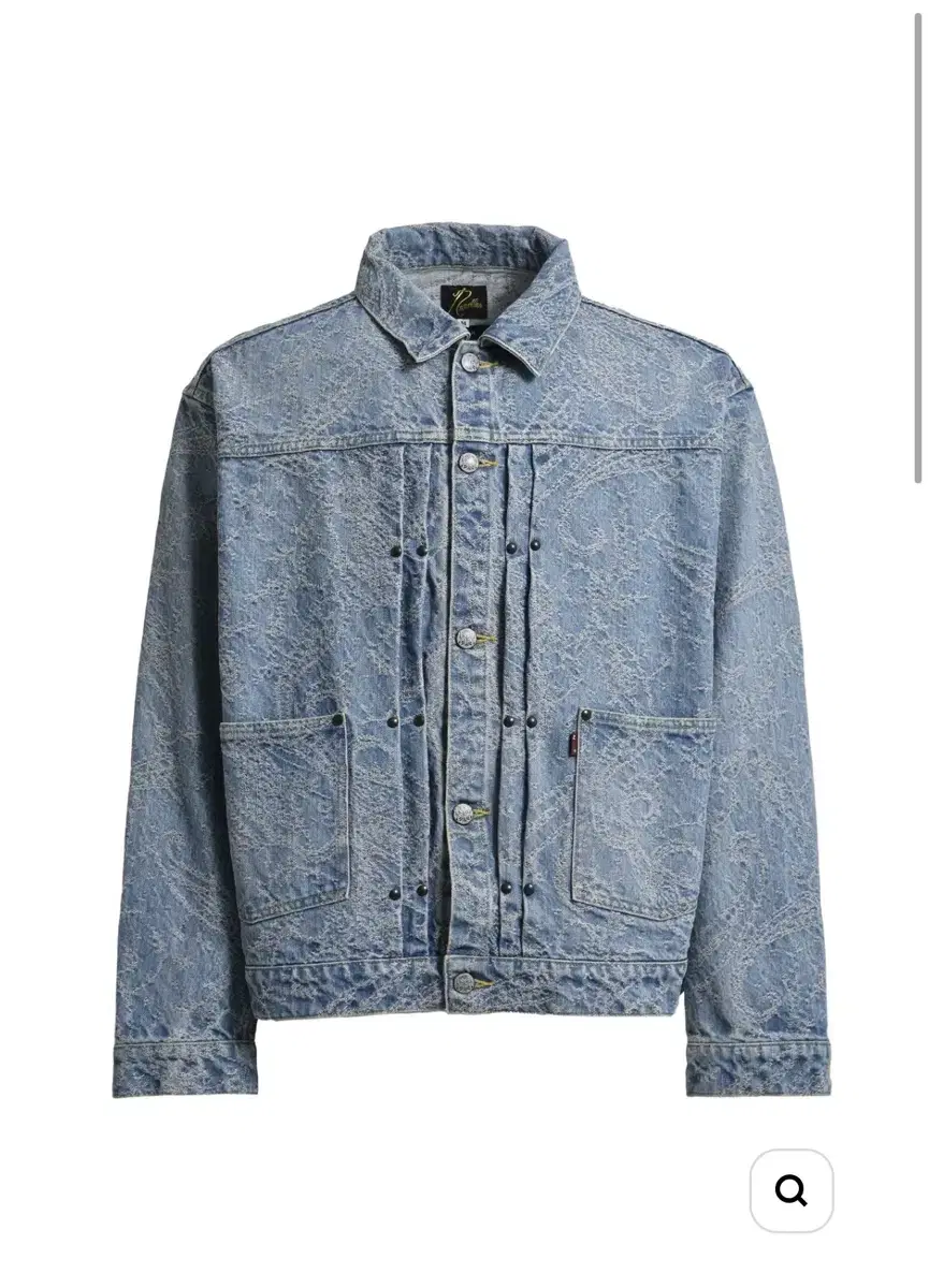 needles x nubian exclusive denim jacket