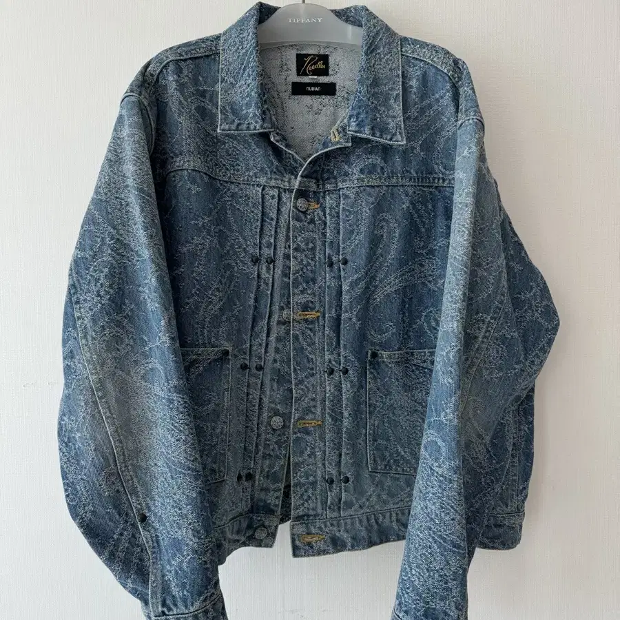 needles x nubian exclusive denim jacket