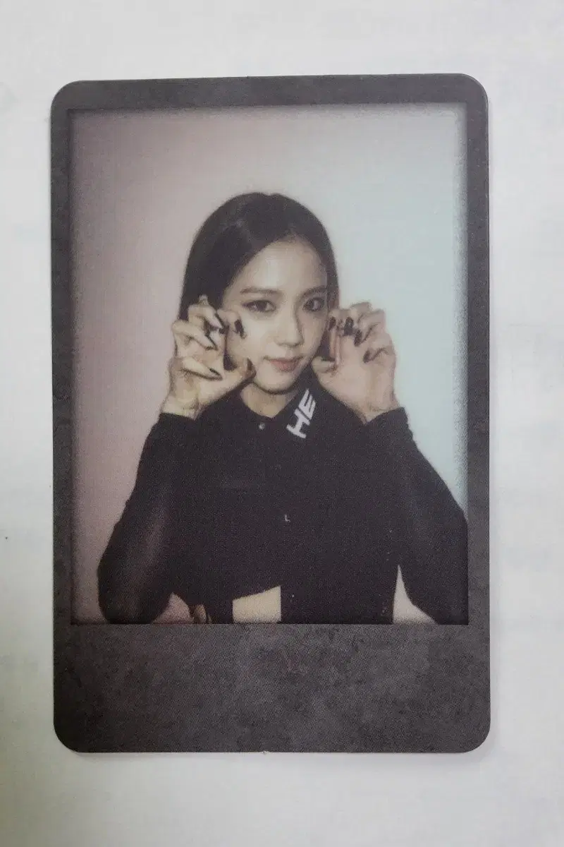 Black Pink jisoo Kildislove Photo Card