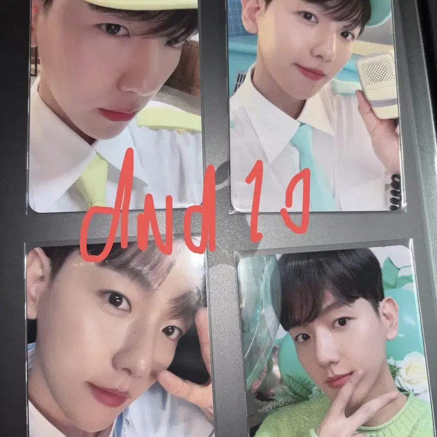 백현 브링그린 포토카드 baekhyun photocards