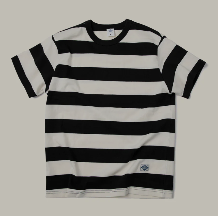 Bronson Nonstick Heavyweight Cotton Wide Stripe T-Shirt Black/WhiteXXL