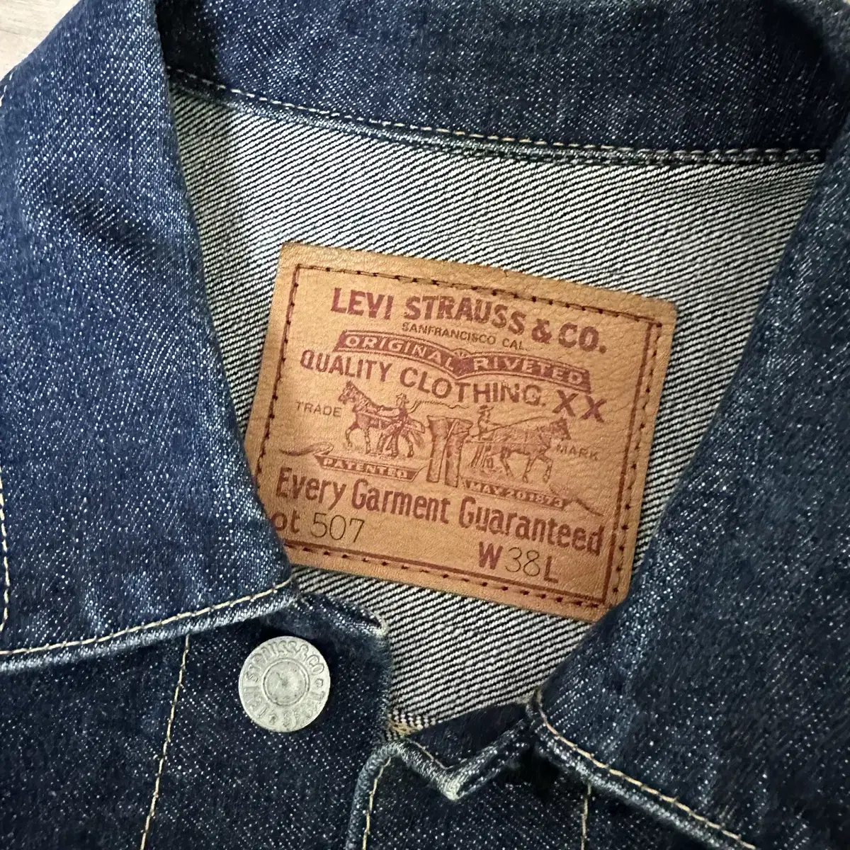 90s Levis 71507XX big e 2세대 데님자켓