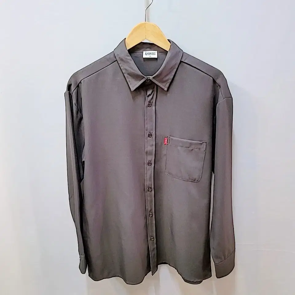 100~105) Jin Money Silky Overfit Shirt