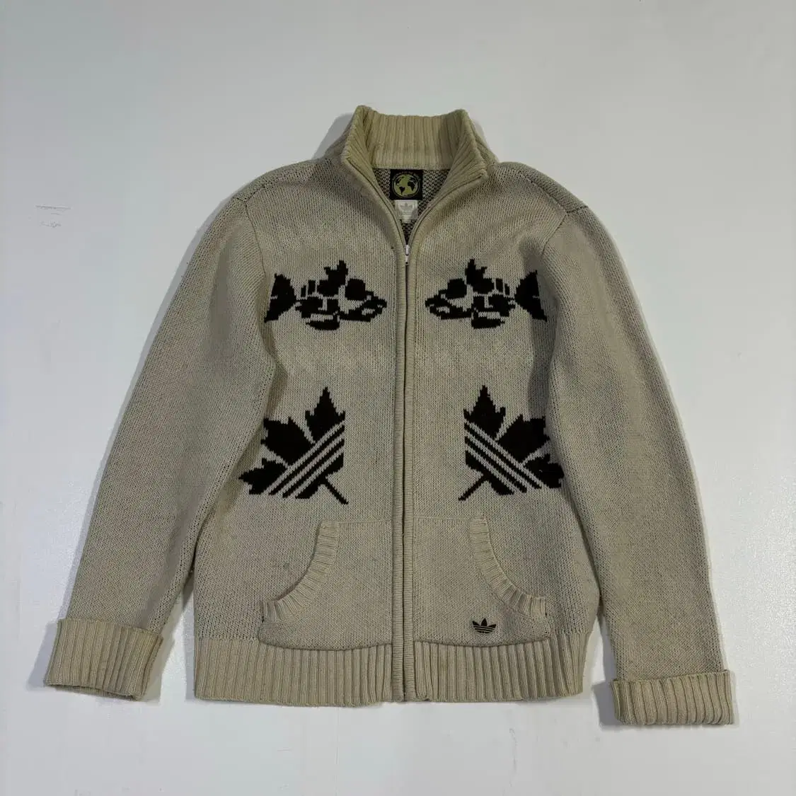 100 adidas Cowichan Knit Zip Up