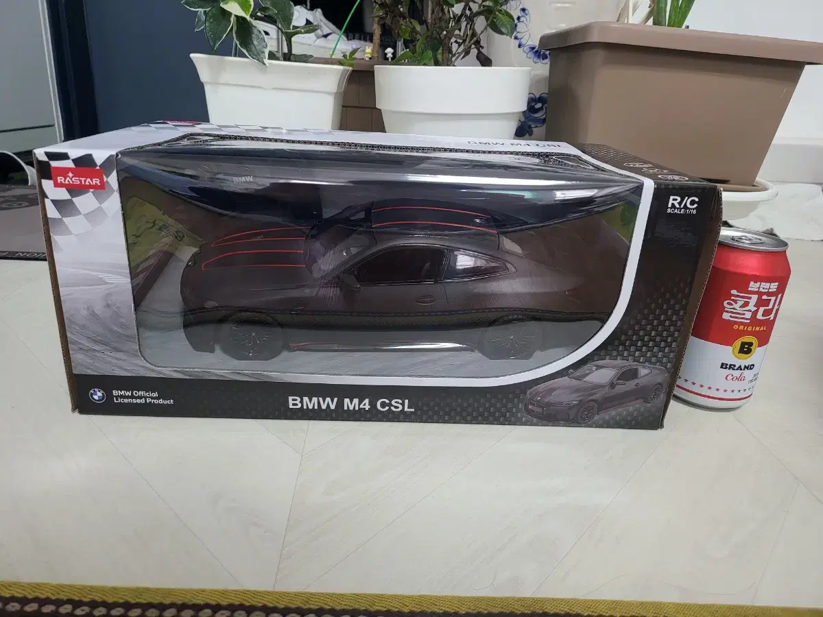 (새제품)RC카.무선조정.1/16 BMW M4 CSL