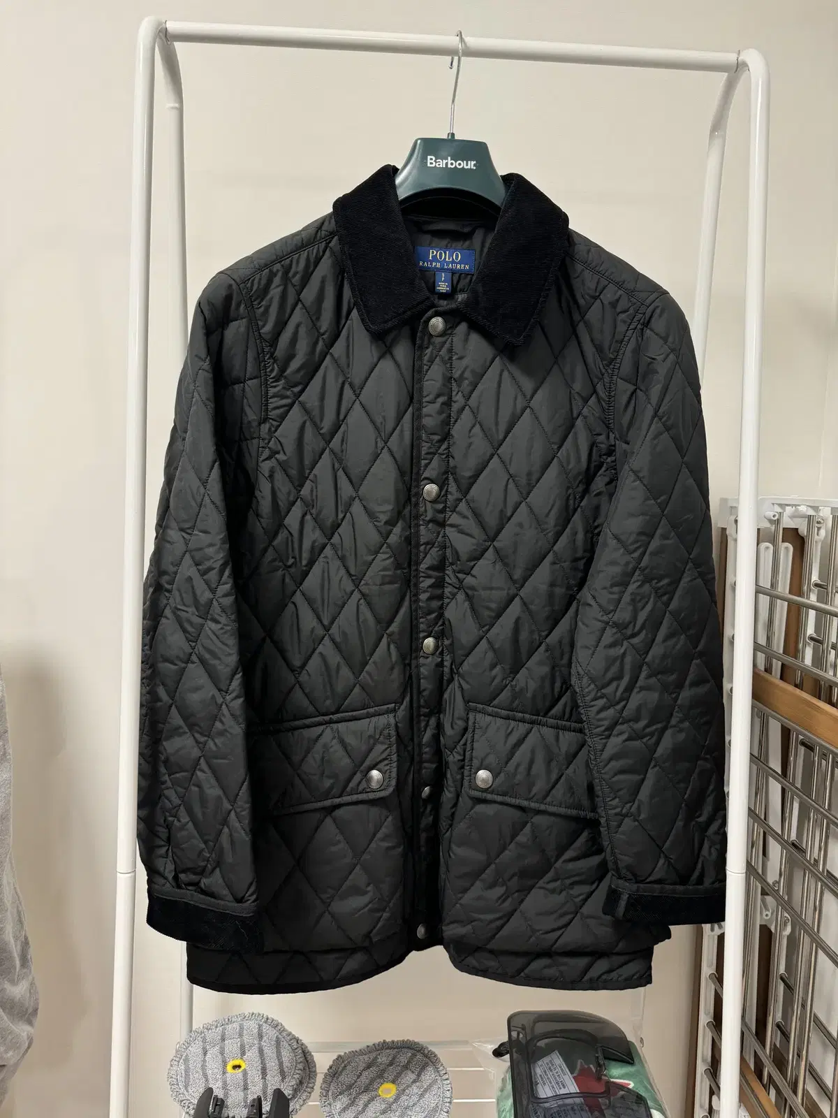 [S] Polo / Quilted Jacket / Black