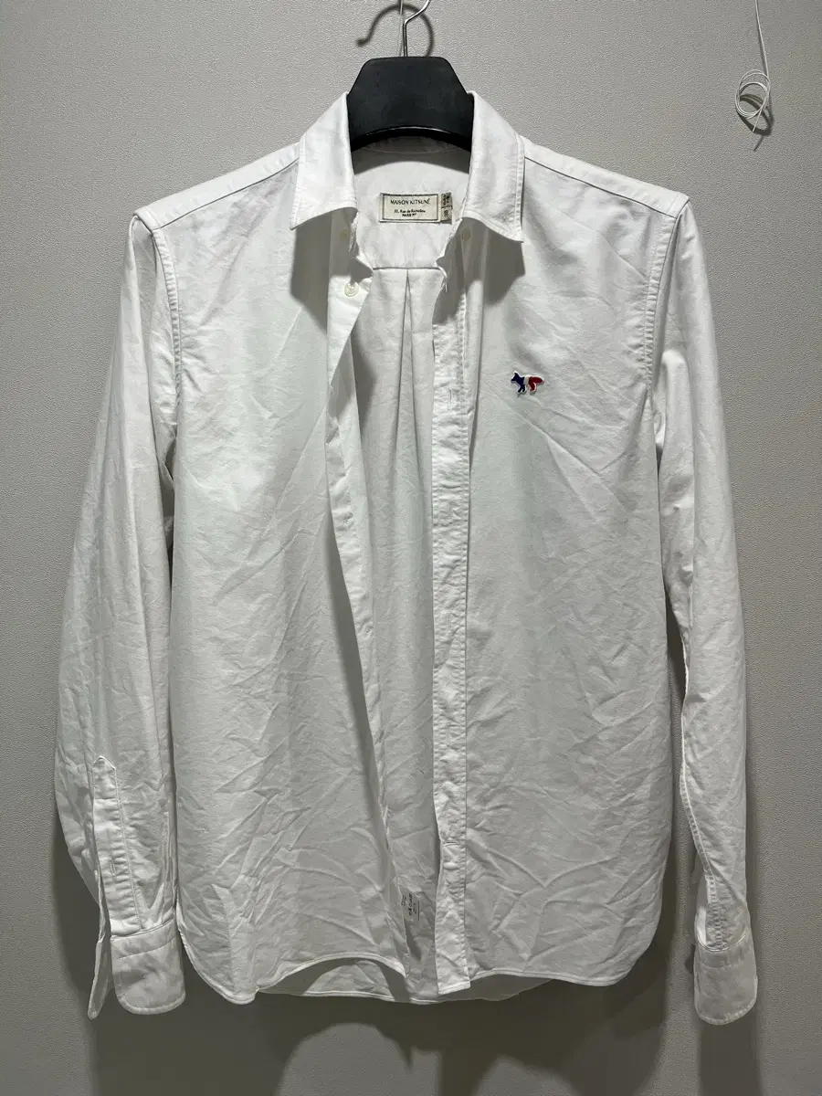 Maison Kitsune Tricolor Basic Shirt 38