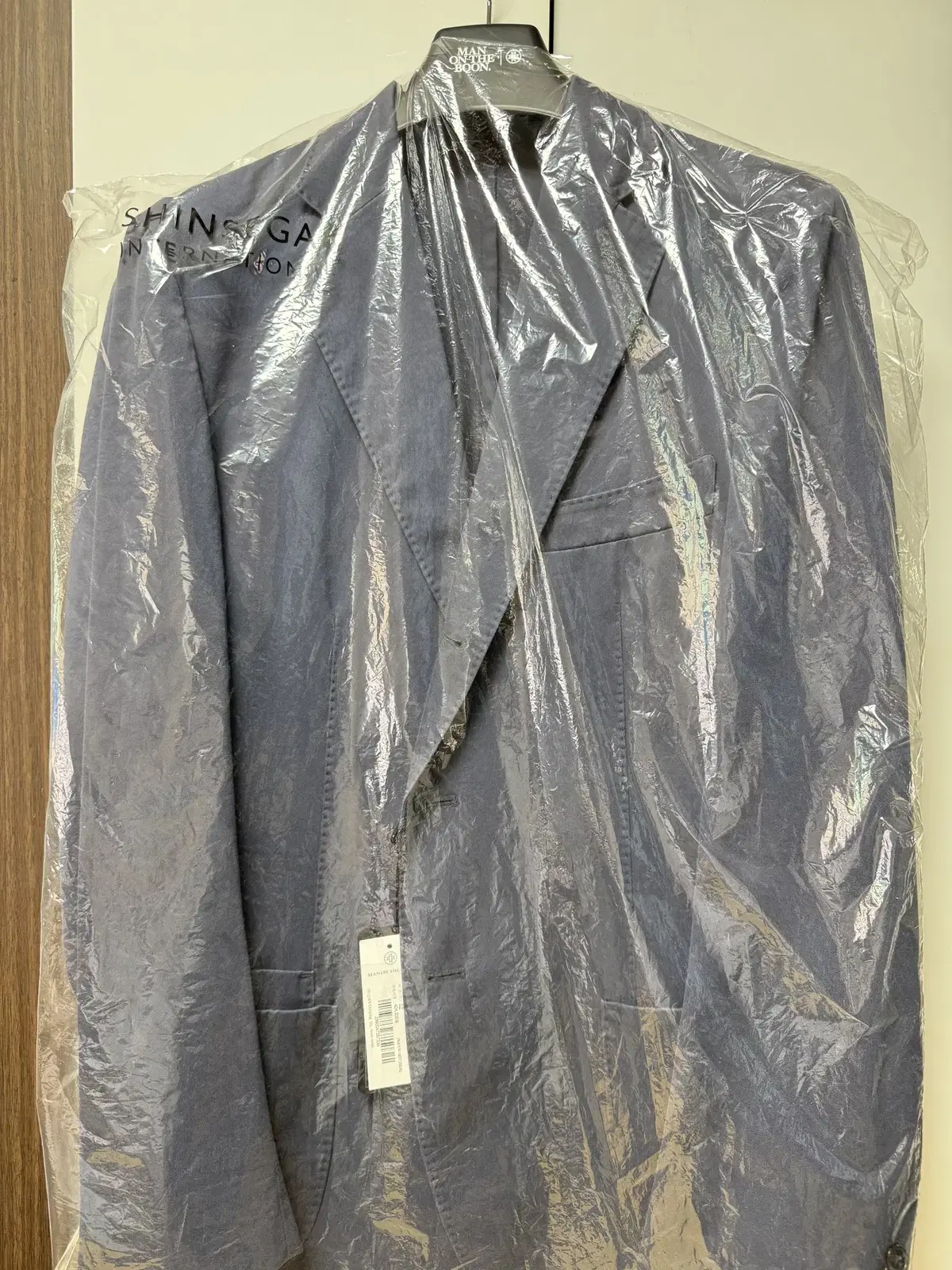 Man-on-the-Boone Cotton Washed Suit Jacket Size 52