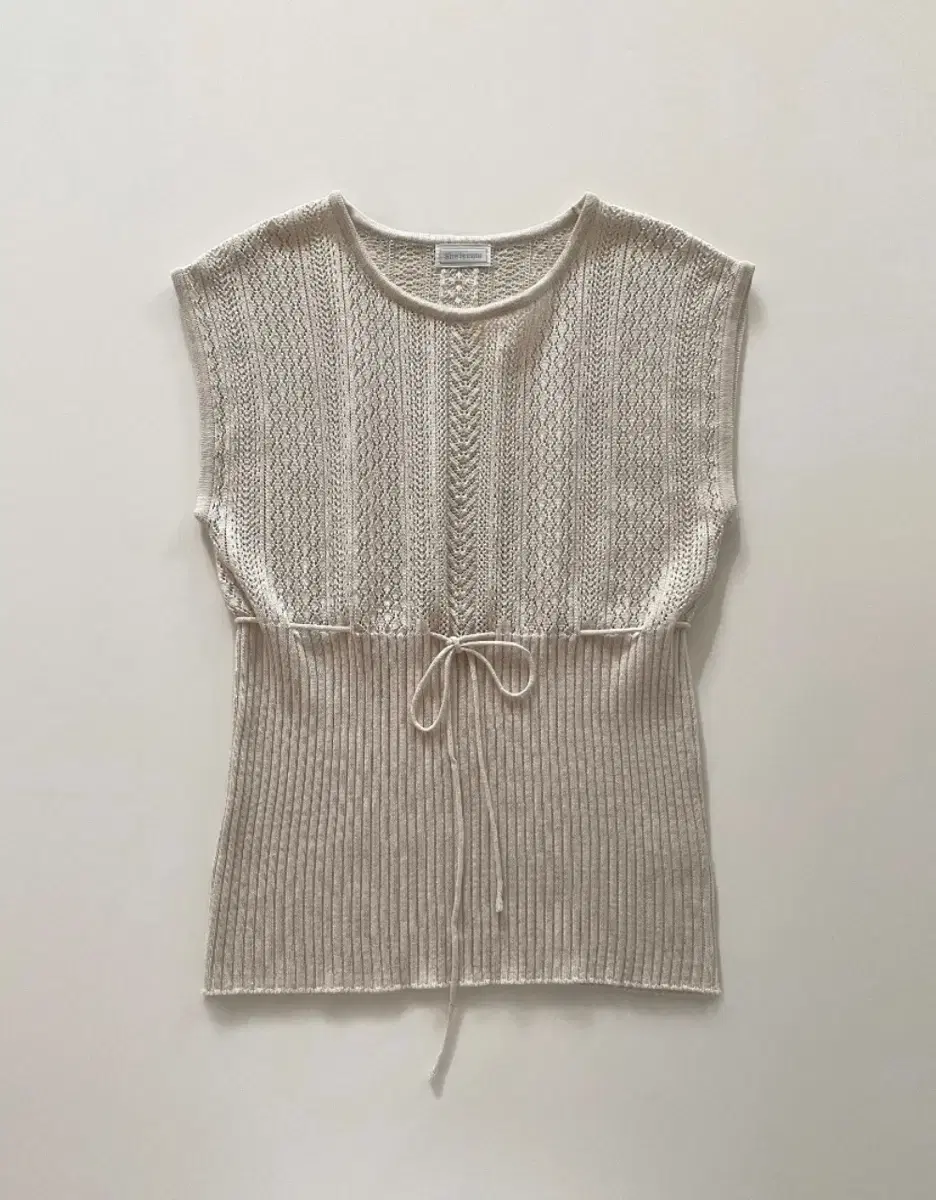 쉬이즈큐트 Summer Knit top Greige