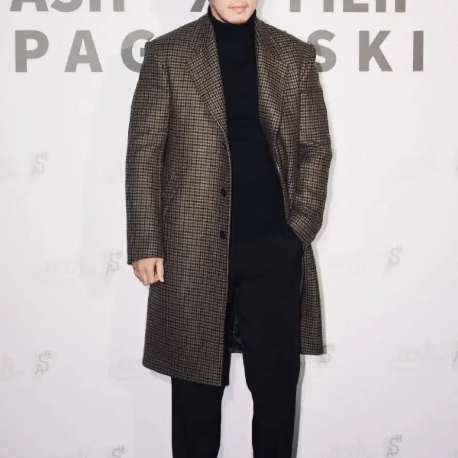 폴스미스 브라운 코트 paul smith feather coat