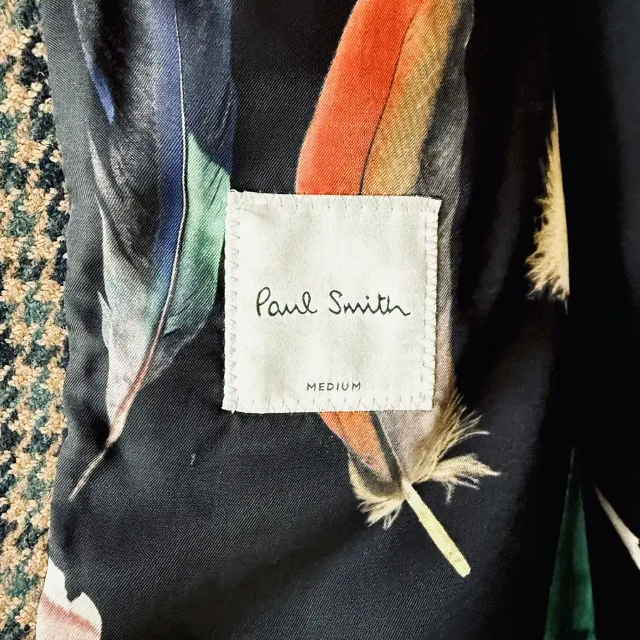 폴스미스 브라운 코트 paul smith feather coat