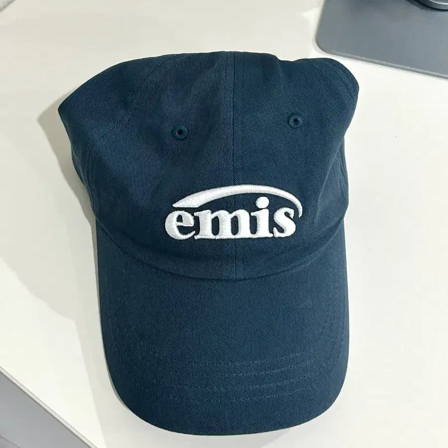 [Emis] Foot Print Ball Cap Blue Green