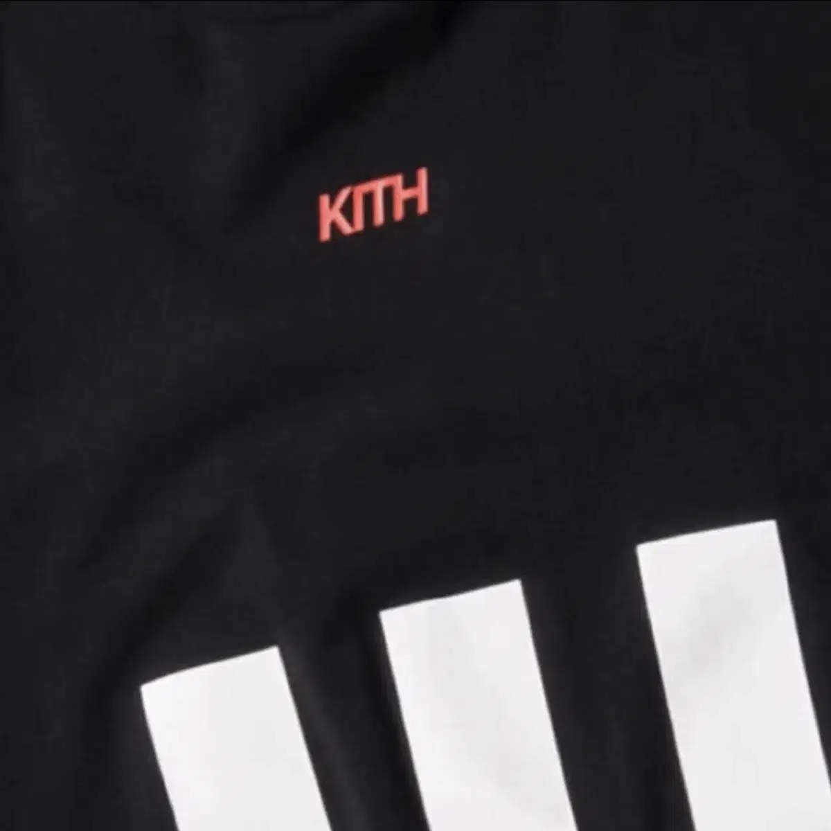 [L] 17FW 키스 KITH 아디다스 사커 빅 스트라이프 티