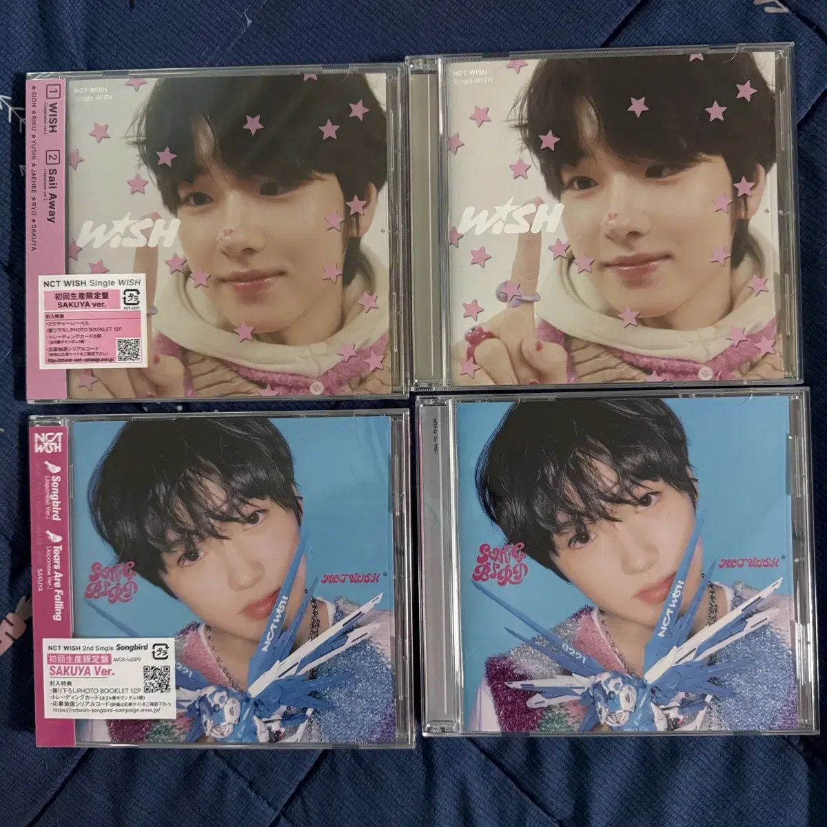 NCT Wish Sakuya Wish, Songbird Japan Vahn (unsealed)