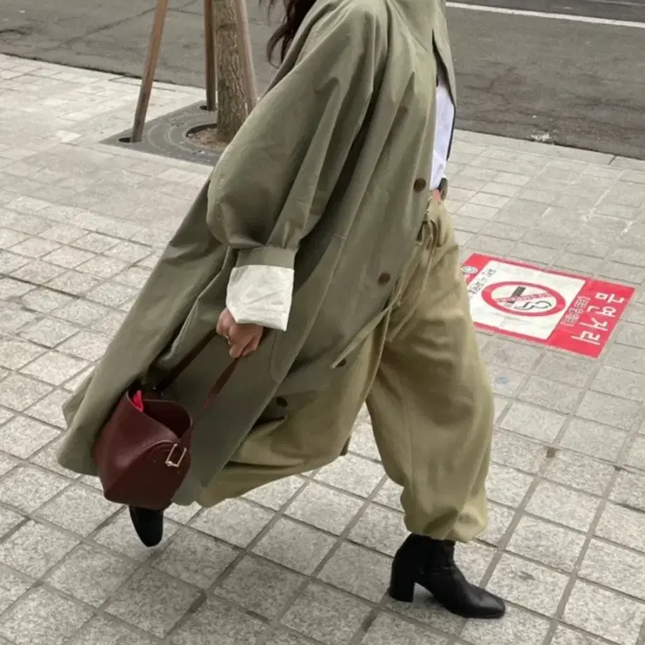 ETHOS 에토스 KHAKI TRENCH  카키 트렌치