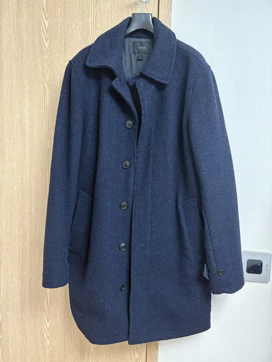 JCREW Wool car coat navy