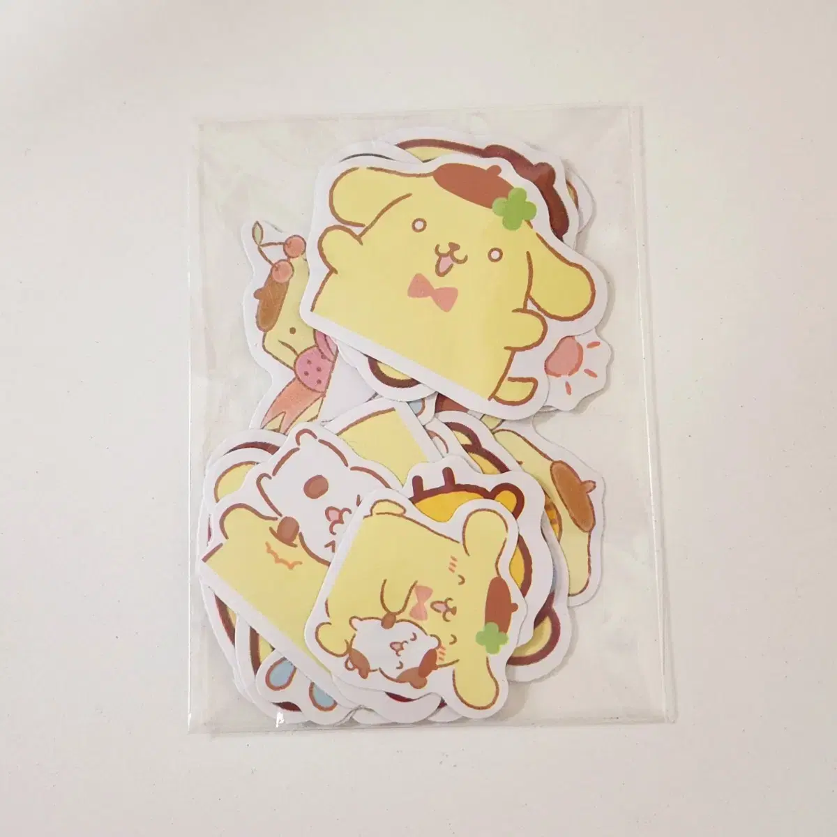 pom-pom-purin/pom-pom-purin stickers/stickers/jigsaw stickers/sanrio stickers/sanrio