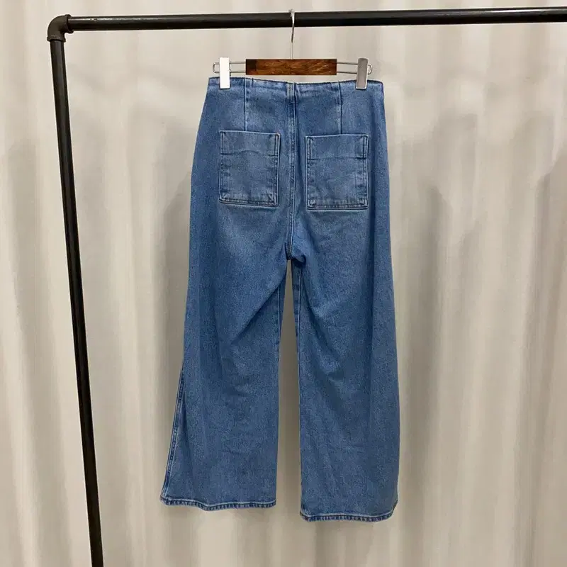 자라 ZARA 데님 와이드팬츠 청바지 26인치 A05385